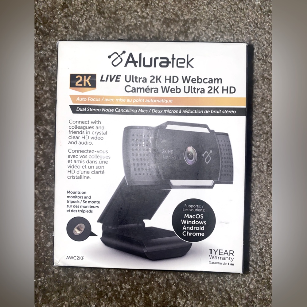 ALURAtek: LIVE Ultra 2K HD Webcam